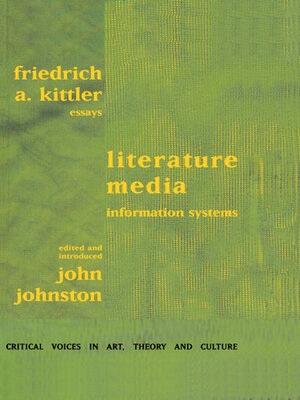 cover image of Literature, Media, Information Systems